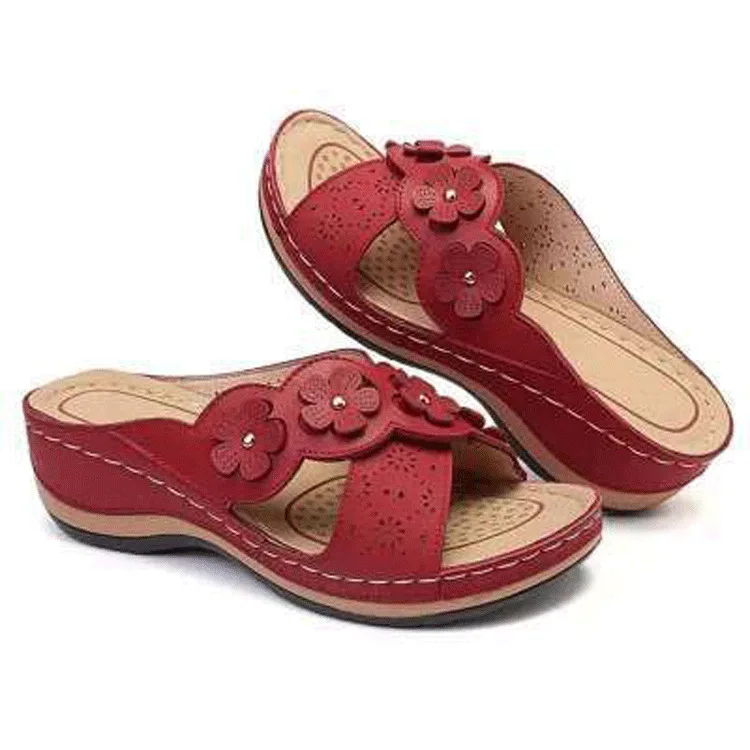 

Women Sandals New Casual Summer Shoes Woman Peep Toe Slippers Soft Bottom Wedges Shoes for Women Heels Sandalias Mujer Plus Size