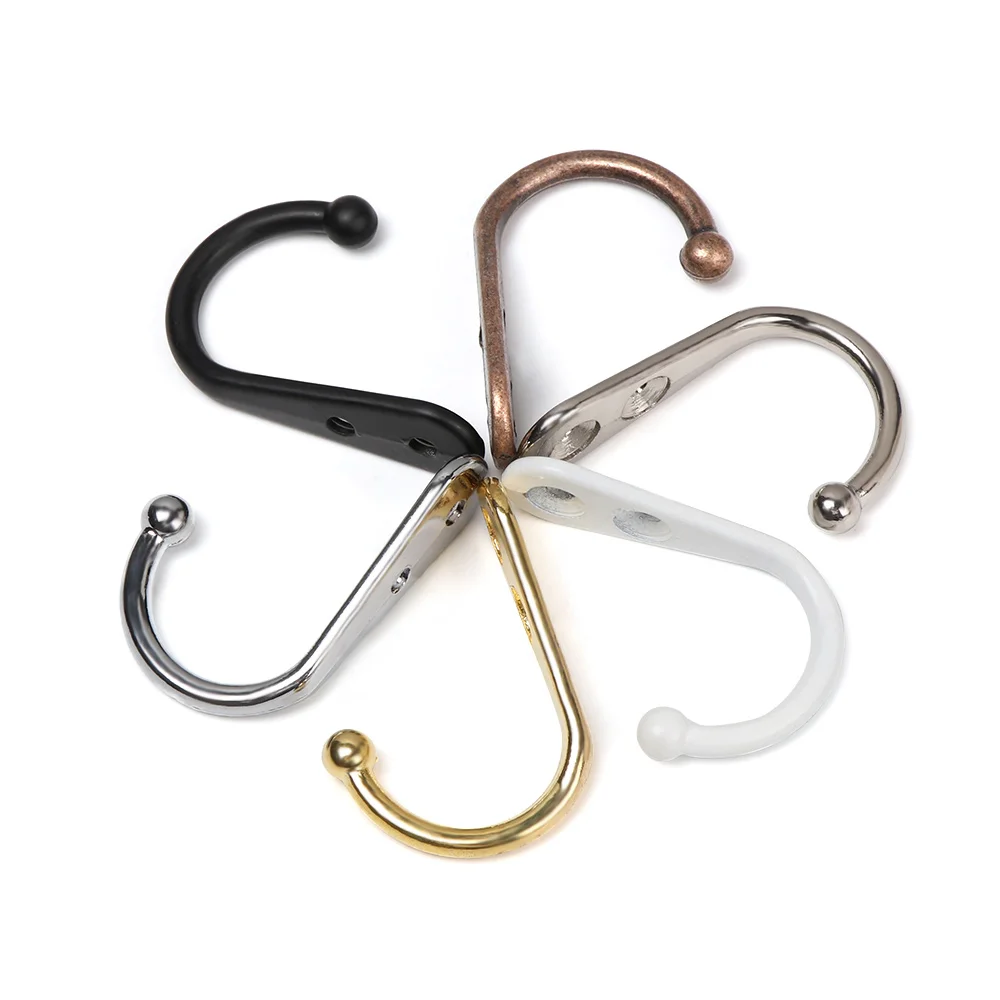 Мини Классический Крючок 5 штук один зубец настенный ретро вешалка для одежды