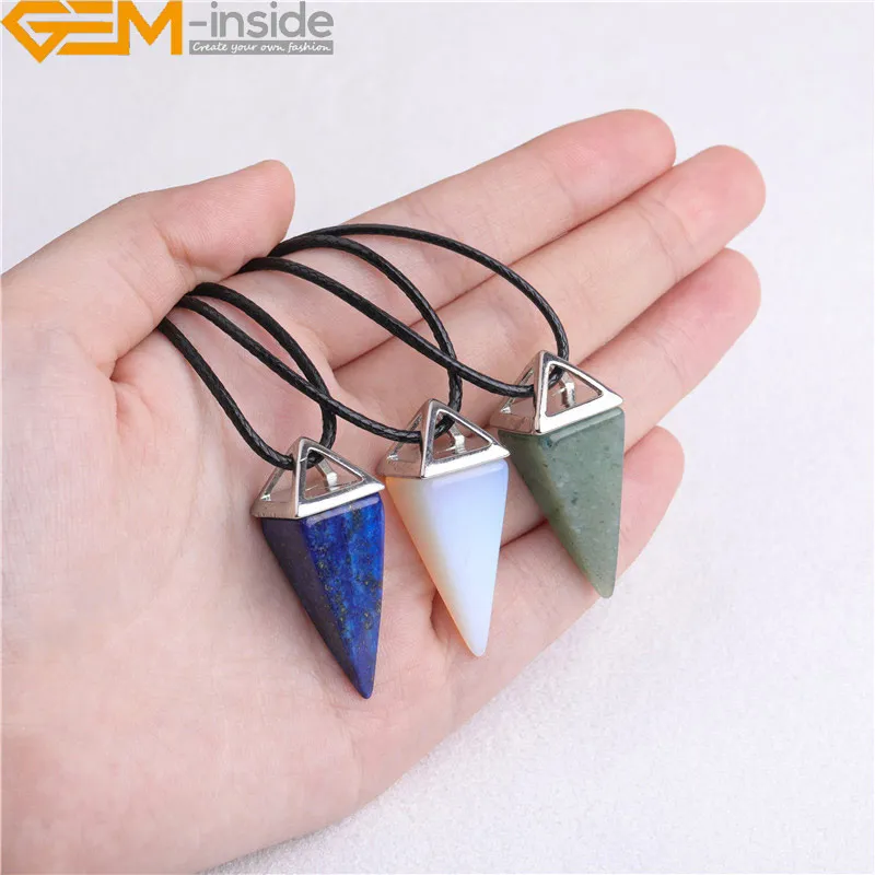 Пирамида палочка натуральный Ассорти камень приданое маятник с чакрами для