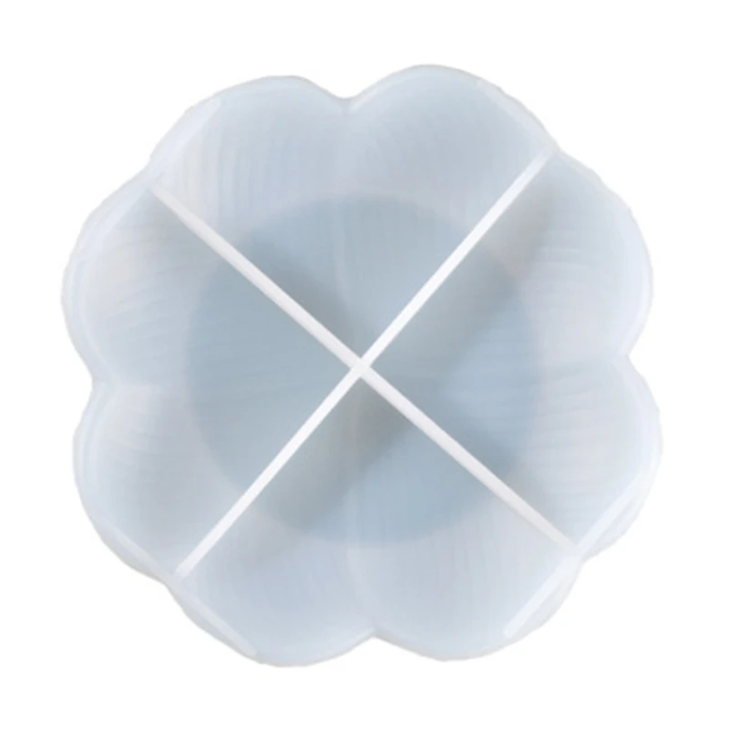 

Epoxy Resin Mold Petal Storage Tray Mold Serving Board Fruit Snack Holder Plate Casting Silicone Mould DIY Crafts Mold