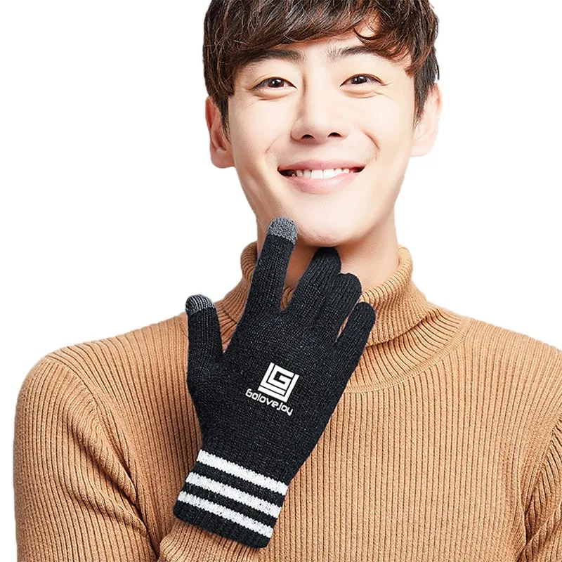 Велосипедные перчатки зима осень высокое качество мужские плотные теплые