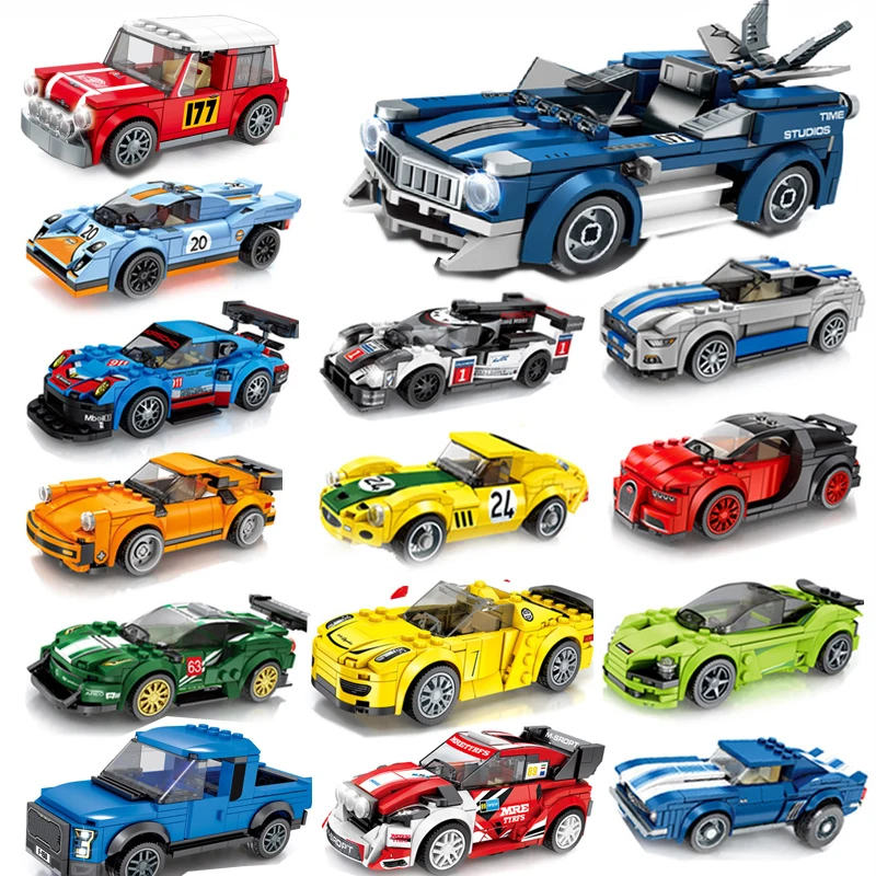Technic Speed чемпионы модель автомобиля строительные блоки игрушки для детей