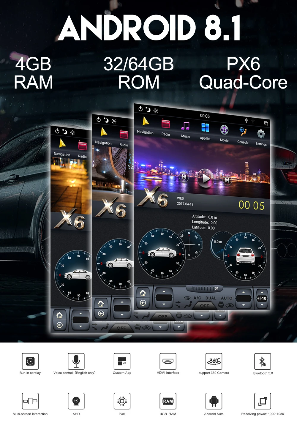 Tesla стиль Android 8,1 Автомагнитола Стерео gps головное устройство для Ford Fusion Mondeo MK5 2013 стерео Мультимедиа авто