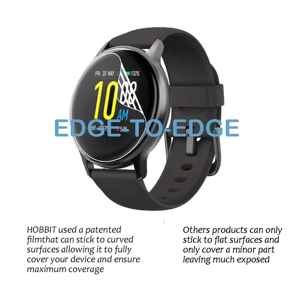 Защитная пленка для смарт часов UMIDIGI Uwatch 2S Гидрогелевая мягкая прозрачная из ТПУ