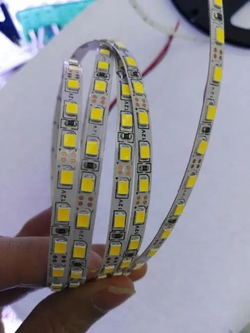 IP20 сторона 5 мм Светодиодная лента 2835 SMD гибкая Диодная лампа 120 светодиодов/м DC12V