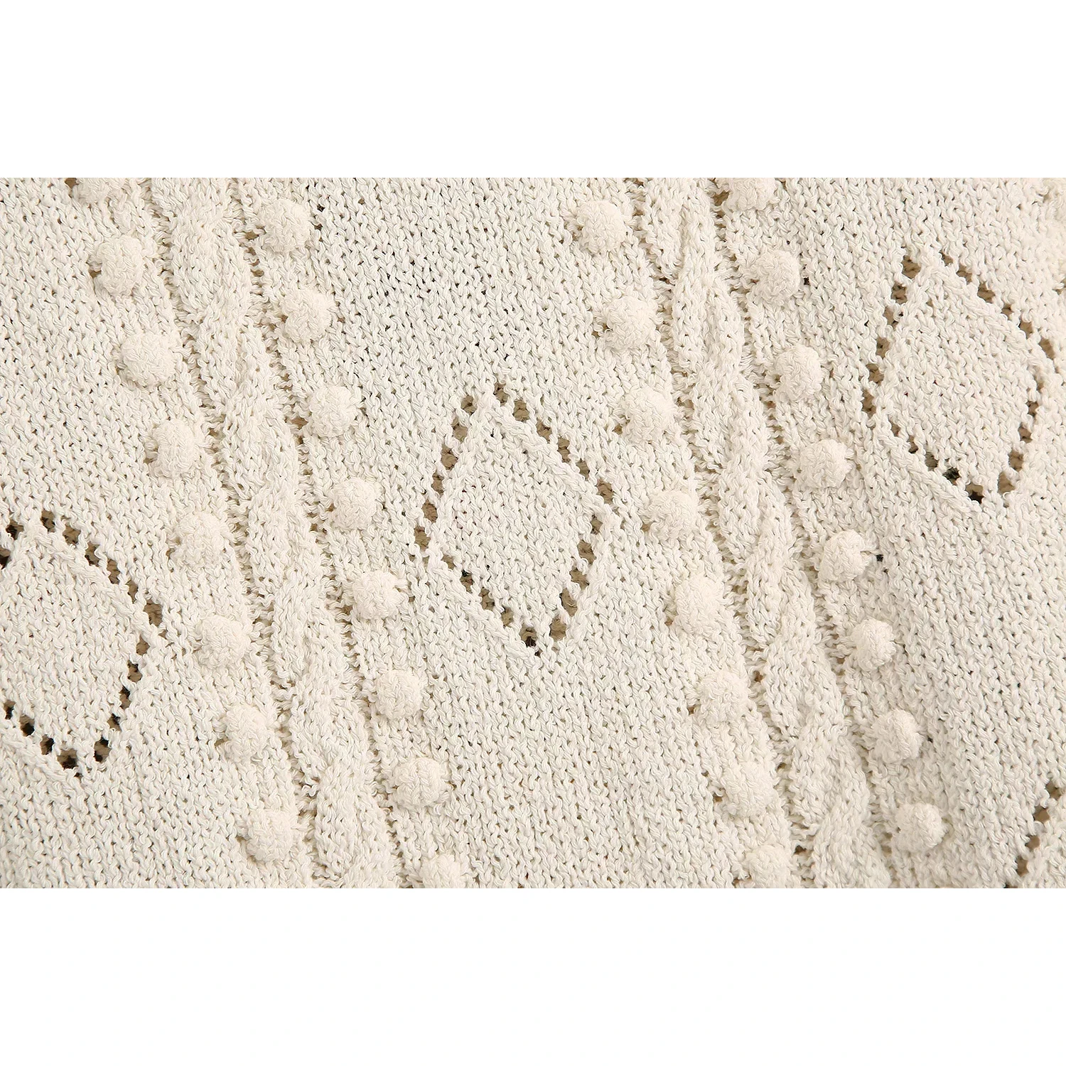 Женский свитер с круглым вырезом Klacwaya элегантный цветочной вышивкой и коротким