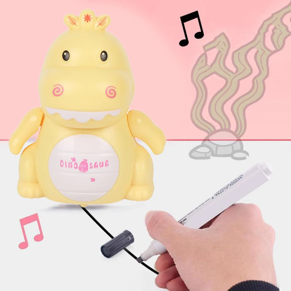 Индуктивная Милая игрушечная машинка-динозавр автомобильная Индукционная