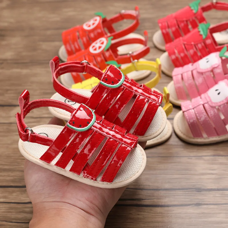 

Сандалии для девочек, с мягкой нескользящей подошвой, на возраст 0-18 м