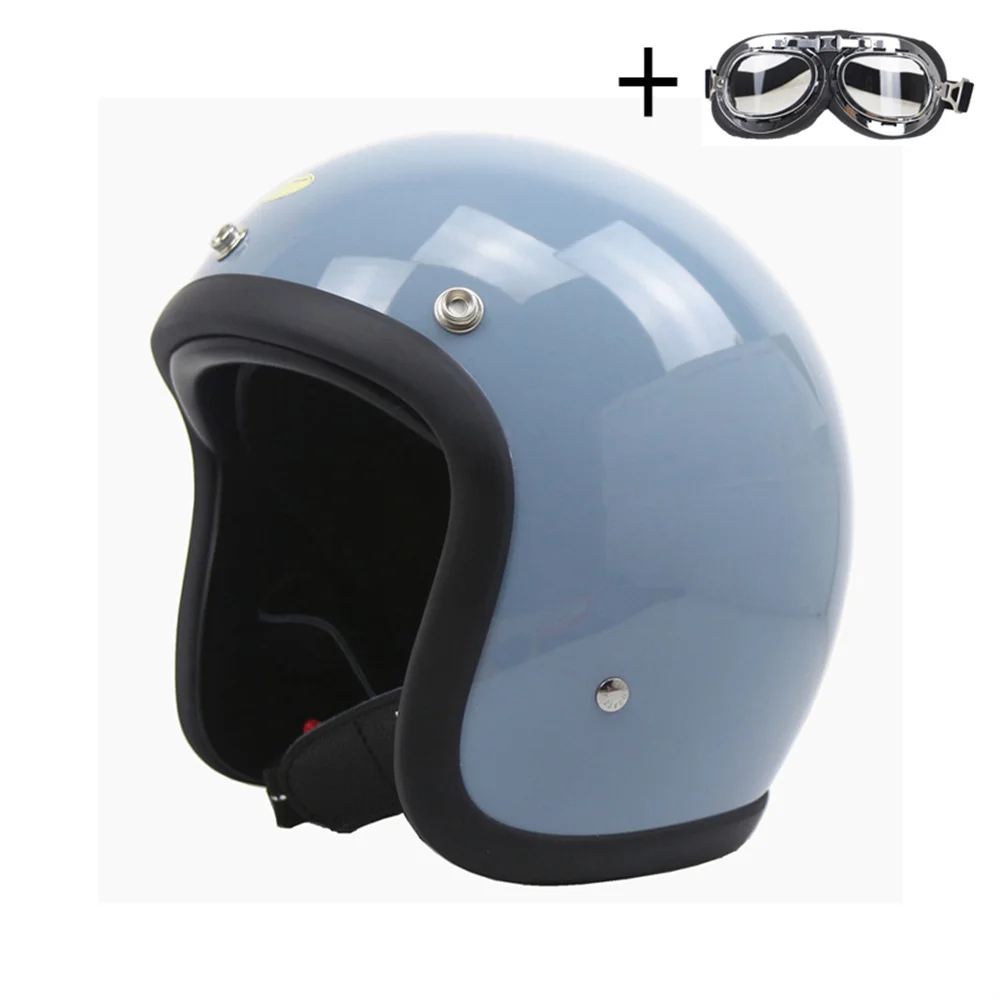 

Винтажный мотоциклетный шлем TT & CO, в японском стиле, подлинный мотоциклетный шлем ретро-кафе-Рейсер, скутер 3/4, открытый чоппер