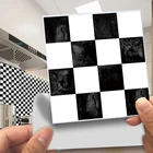 10 шт. мозаичная плитка, настенная наклейка Backsplash, кухонная и ванная комната, самоклеящиеся водонепроницаемые художественные росписи, Декоративные самоклеящиеся обои