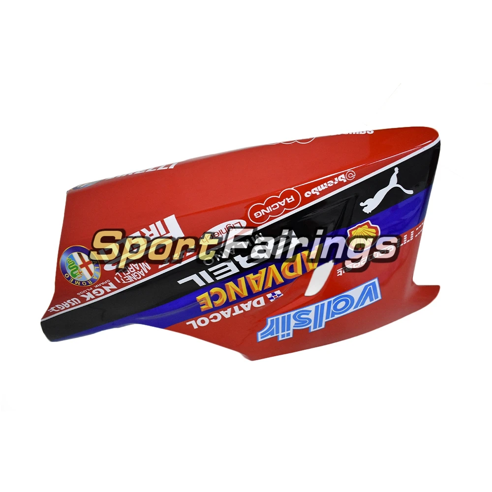 Racing белые красные обтекатели комплект для поездок на мотоцикле Ducati 1098 848 1198 год 2007
