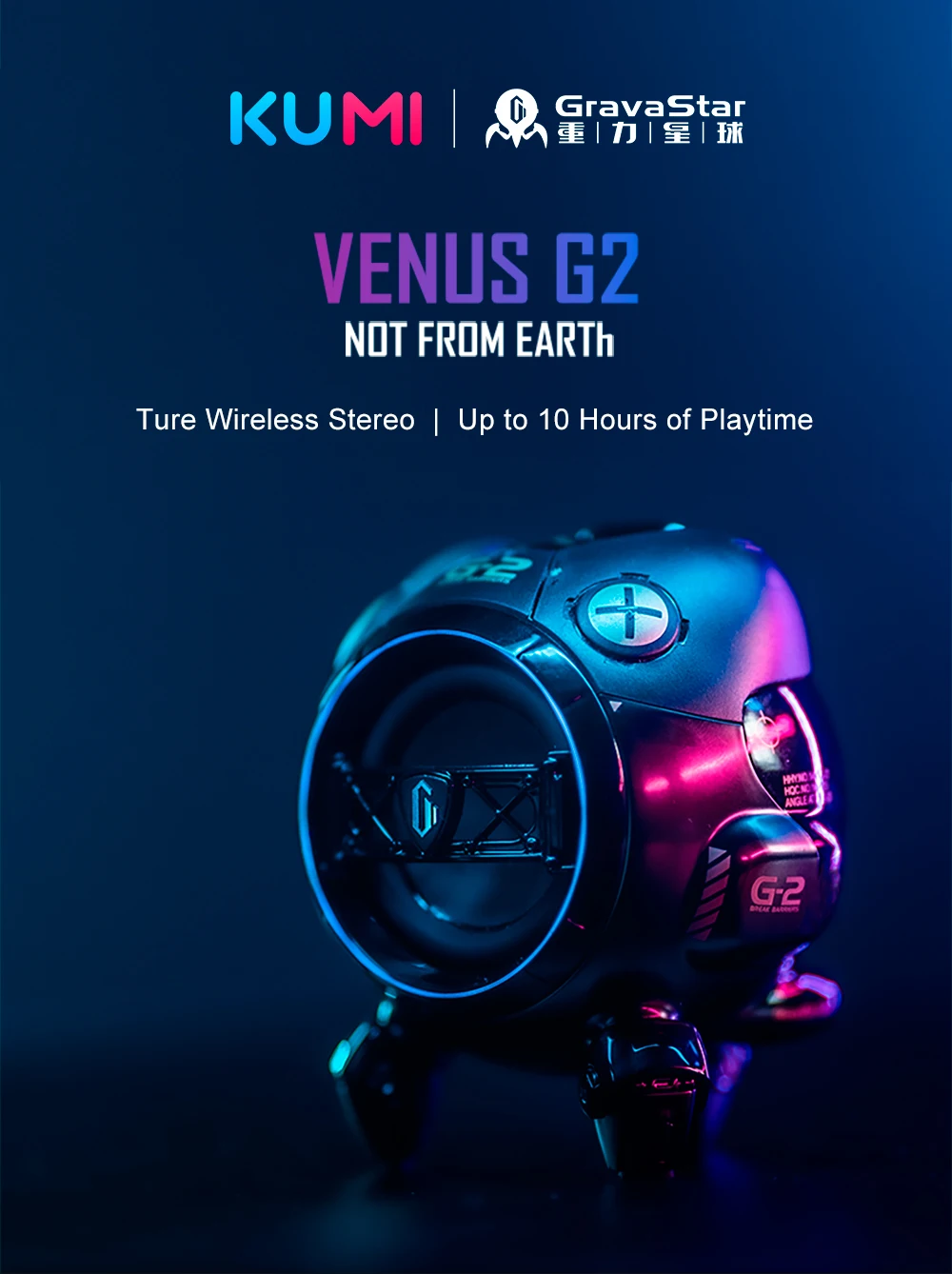 Продажа Складная Беспроводная колонка Gravastar G2, Bluetooth-Колонка TWS, уличный портативный сабвуфер, Бумбокс светодиодный светильник кой, для музыки