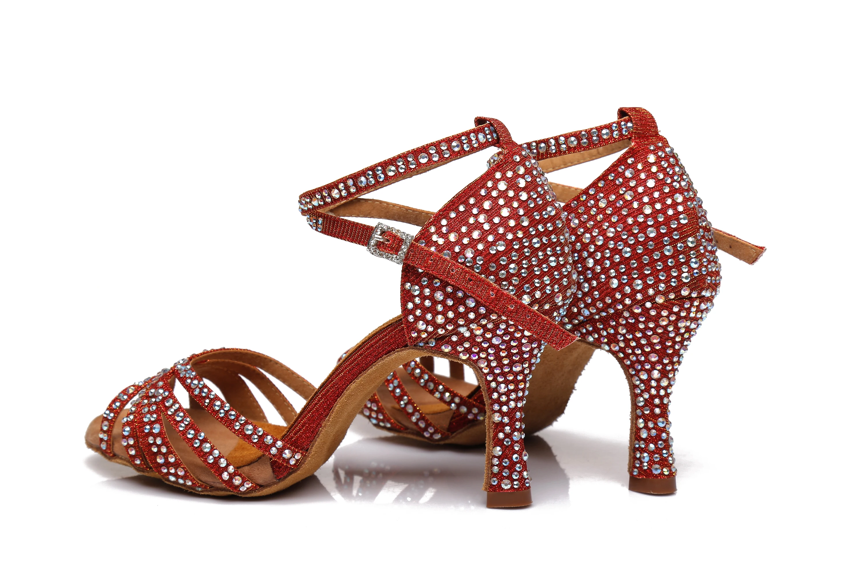 

Dance Shoes Jazz Dance Sandals Ballroom Shoes Girls Latin Dance Shoes For Women With Platform Rhinestone Soft JuseDanc