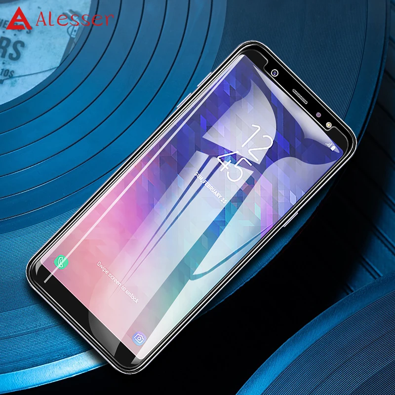 Alesser для samsung Galaxy A6 Plus 2018 защита экрана из закаленного стекла Анти-осколки A9 Star Lite