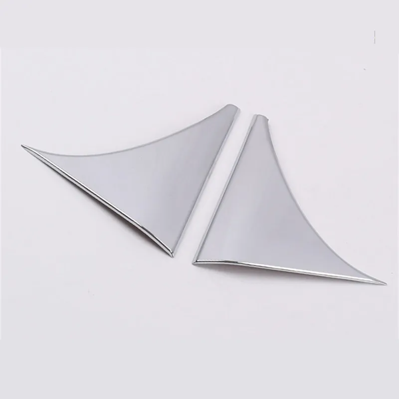 

Accessories Fit For Nissan Qashqai 2015 2016 2017 2018 Side Rear Window Spoiler Chrome Cover Trim Triangle Garnish Bezel 2pcs