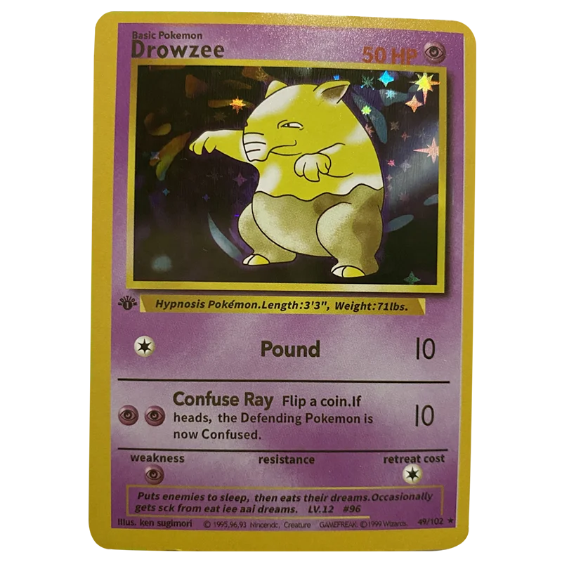 Tarjetas originales de Pokemon Flash, tarjetas de juego de colecci&oacute;n de 1996 a&ntilde;os, Pickup, Charizard, Blastoise, Venusaur, Mewtwo, 11 Uds.-5