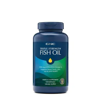 

Triple Strength Fish Oil 120 Softgels EPA DHA Omega-3 for heart brain skin eye and joint health FREE SHIPPING