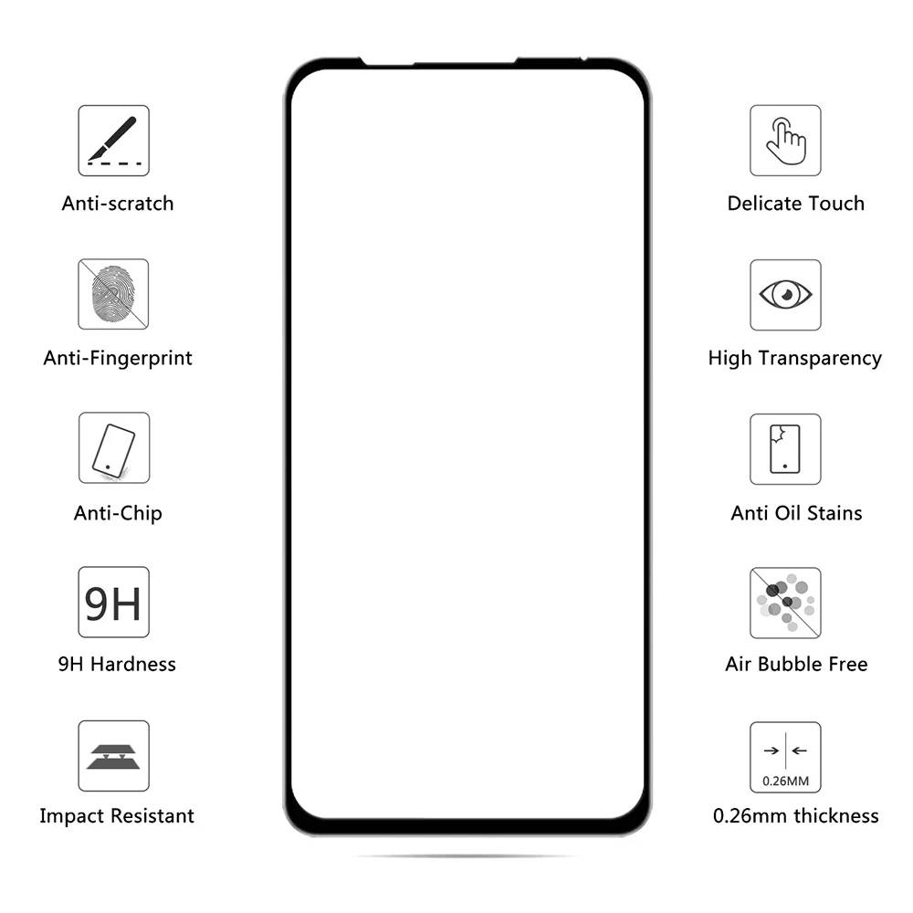 9D Tempered Glass For Motorola Moto G8 Power Full Cover Screen Protector tempered glass For Motorola Moto G8 Power Lite film