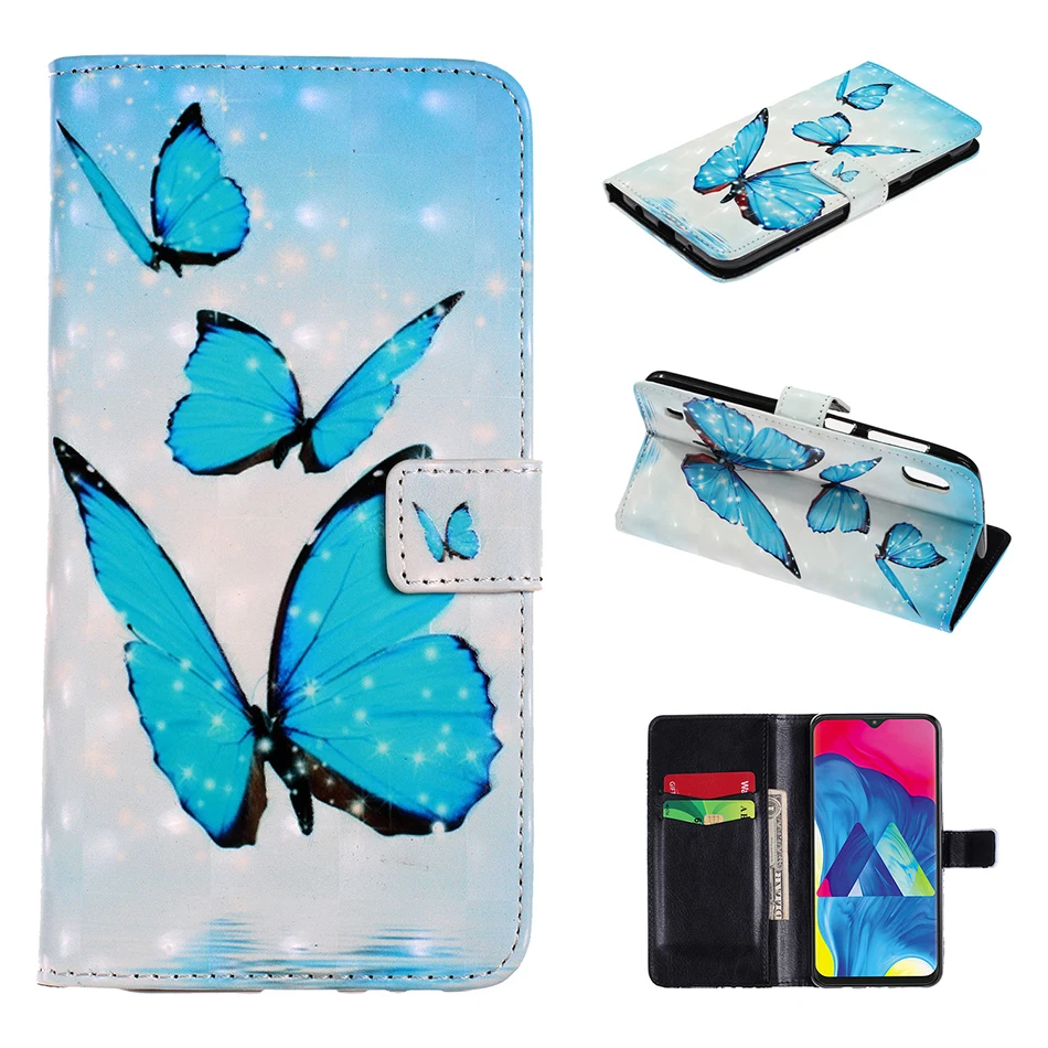 Coque флип чехол для телефона из искусственной кожи для samsung Galaxy S10 S10e S9 S8 плюс S7 S6 край S5 A10 A20 A30 A40 A50 A70 M10 M20 M30 крышка