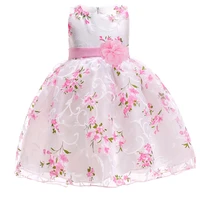 infantil flower dress for girls 1st birthday party wedding lace tutu girl dress baby girl princess vestido christmas costume