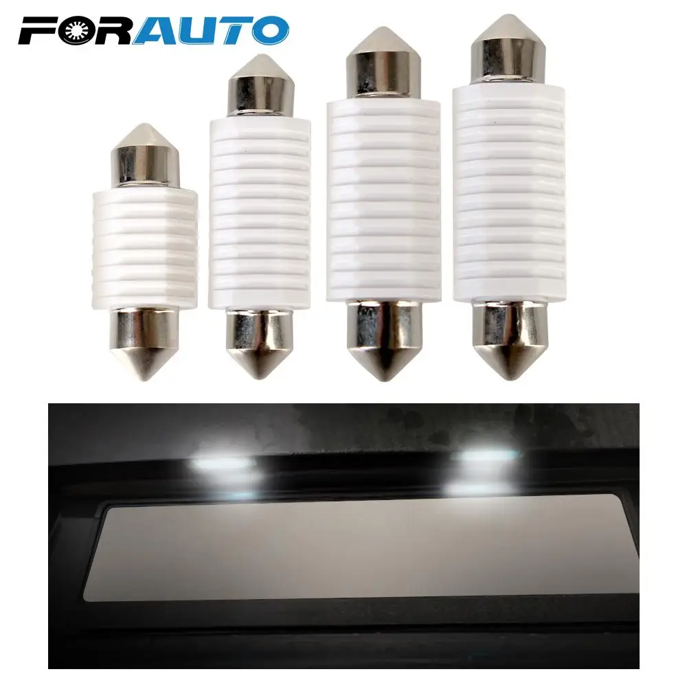 

3030 2smd светодиодный светильник для номерного знака Canbus для автомобильной лампы внутренний светильник для чтения 31 мм 36 мм 39 мм 42 мм 12 В/24 В Бел...