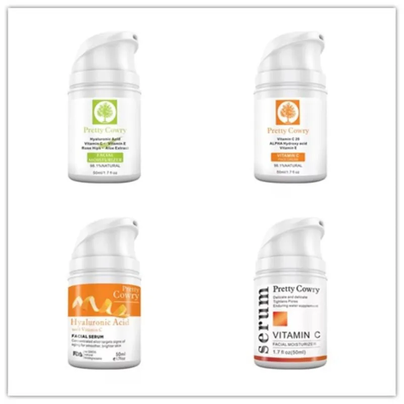 

Face Cream Moisturizing Anti-wrinkle Anti-aging Hydrate Oil-control Non-greasy Brighten Vitamin C Hyaluronic Acid Skin Care 50ml