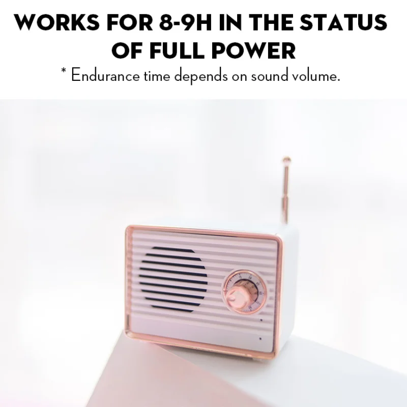 Портативный беспроводной Bluetooth динамик мини сабвуфер радио стильный для Xiaomi Samsung