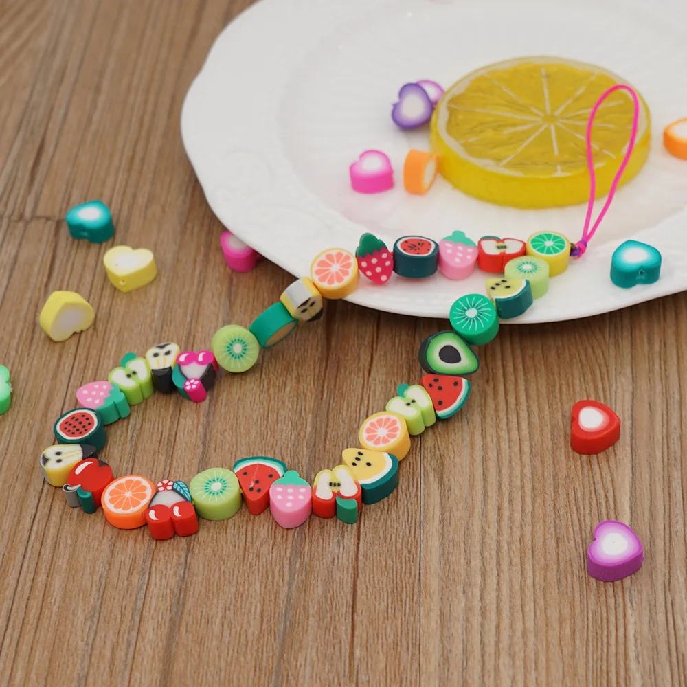 2021 Colorful Acrylic Bead Smile Mobile Phone Chain Cellphone Strap Anti-lost Lanyard For Women Summer Jewelry