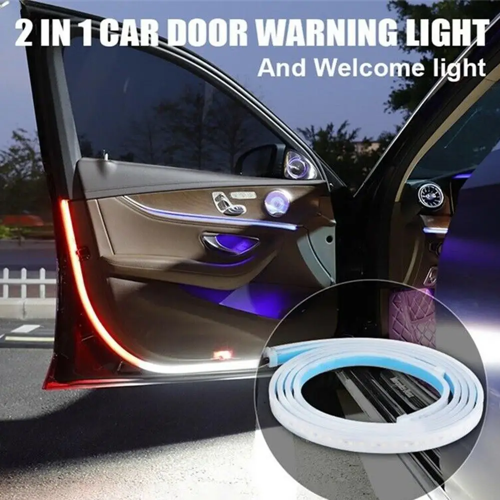

Car Door Anti-Collision Opening Warning Light With Anti-collision Car Safety Decor LED Light Door Side Atmosphere Lights