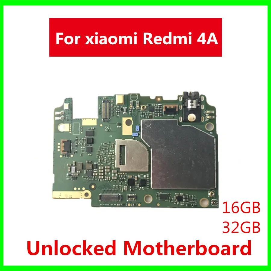 Материнская плата 16 Гб для xiaomi Redmi 4A оригинальная разблокированная Логическая