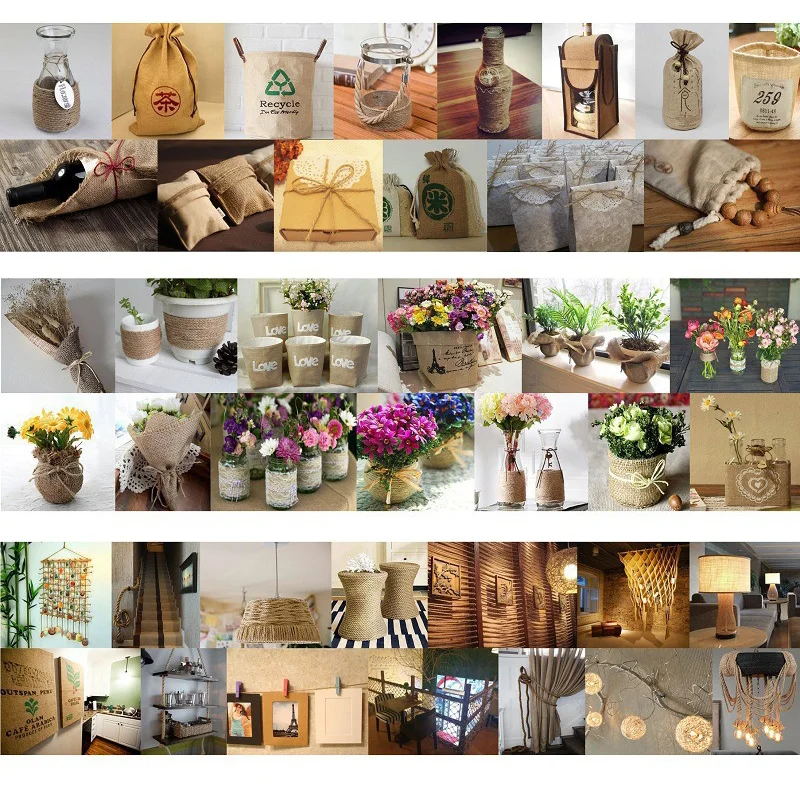 DIY инструмент для скрапбукинга из натурального джута декорирования вестибюлей