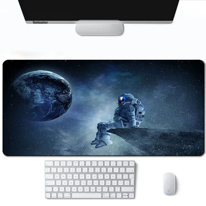

Astronaut Mouse Pad Esport Game Keyboard Rubber Games Accessories Tablet Game Desk 400X900 Desk Mat Game Tappetino Mousepad csgo