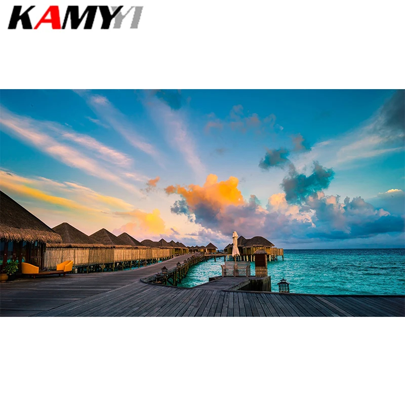 

5d diy diamond painting cross stitch diamond embroidery diamond landscape sec diamond painting