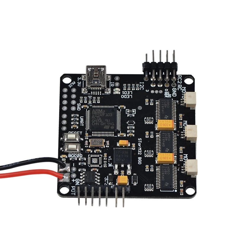 Для Storm32 BGC 32Bit 3-осевой бесщеточный карданный контроллер мотор драйвер STM32 доска с