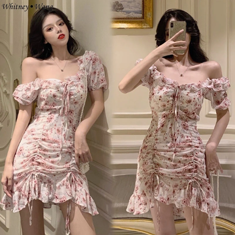 Летнее модное уличное платье WHITNEY WANG 2020 сексуальное мини-платье с вырезом