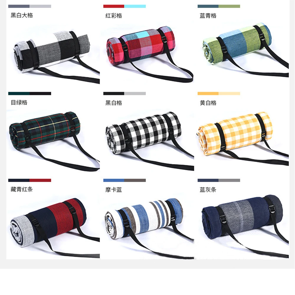 저렴한 피크닉 매트 캠핑 야외 담요 방수 꽃 비치 매트 소프트 휴대용 지상 매트 여행 두꺼운 패드