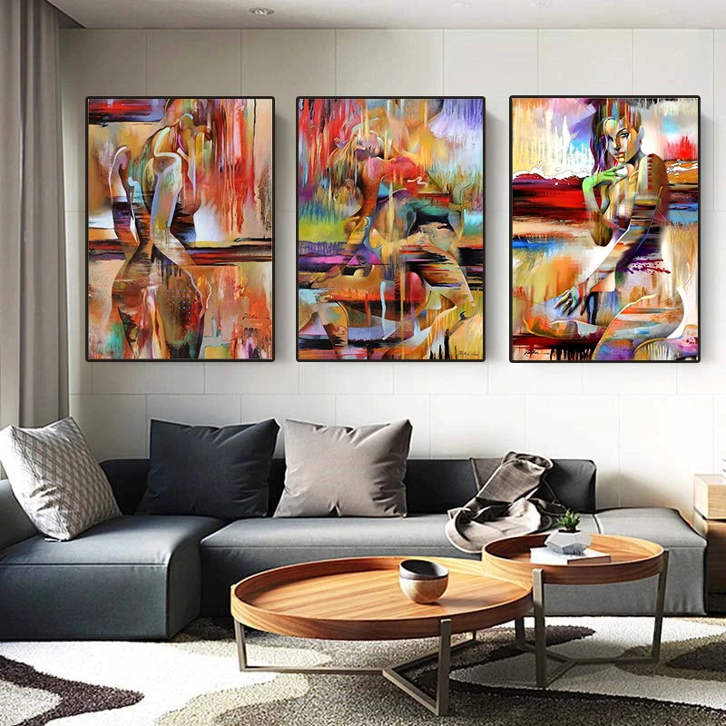 

Nordic Sexy Nude Picture Canvas Oil Painting Wall Art Home Decor Fashion Poster Living Room Girl Bedroom Abstract Cuadros Prints