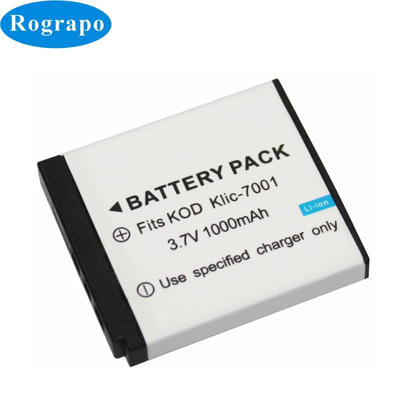 Новый 1000 мА/ч Klic 7001 Камера Батарея для Kodak M341 M340 M320 M1073 V550 V570 V610 V705 M753 M763 M853 M863 M893 M1063