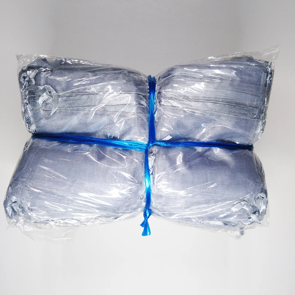 500 шт./лот,, сумки из органзы 7x9 9x12 10x15 13x18 см, Свадебная Упаковка, Подарочная сумка, вечерние украшения, Сумка из органзы для украшений