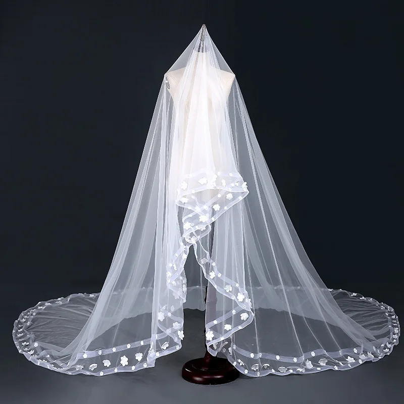 Свадебные аксессуары для невесты mingli Tengda свадебные длиной 4 м 3 Широкие маленькие