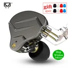 Новейшие KZ ZSN PRO 1BA + 1DD гибридные технологии HIFI металлические наушники-вкладыши с басами спортивные наушники с шумоподавлением ZS10 PRO ZSX