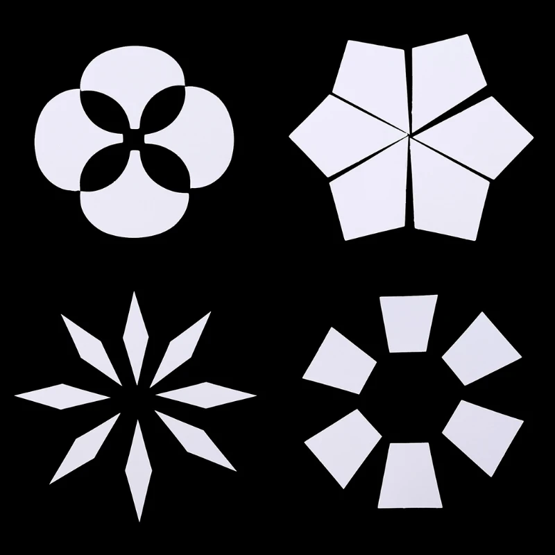 100 шт. английский Бумага соединять Стёганое одеяло Шаблоны шитья стеганых