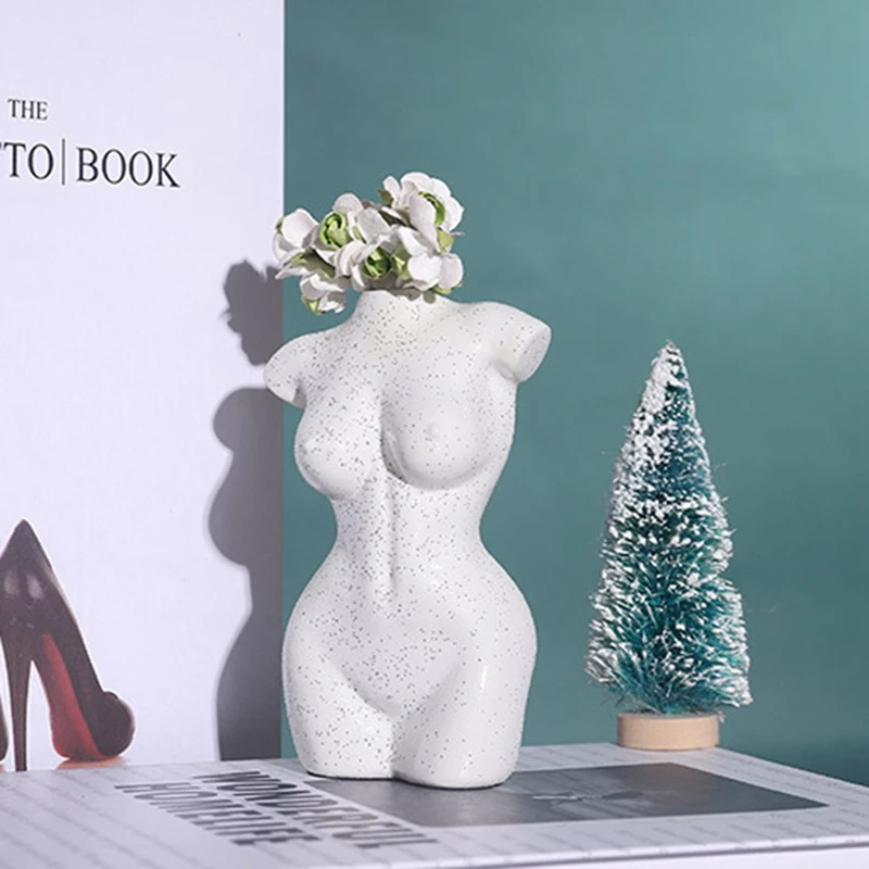 

Ваза для творческого тела, женская форма, скульптура, милые вазы для цветов в виде бутонов, современный шикарный Декор для дома в стиле бохо, ...