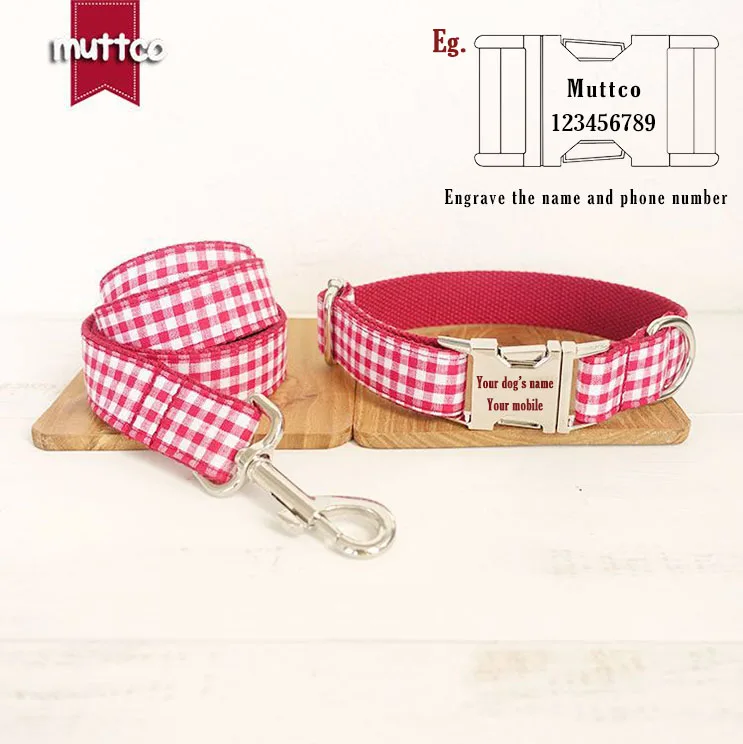 Новый высококачественный Улучшенный ошейник в красную клетку стереотипичный