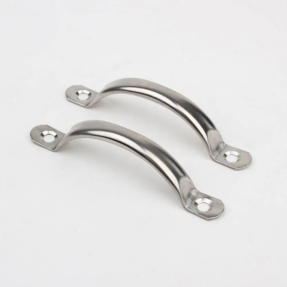 Дверные ручки из нержавеющей стали 304 ручка для кухонного шкафа серебристого