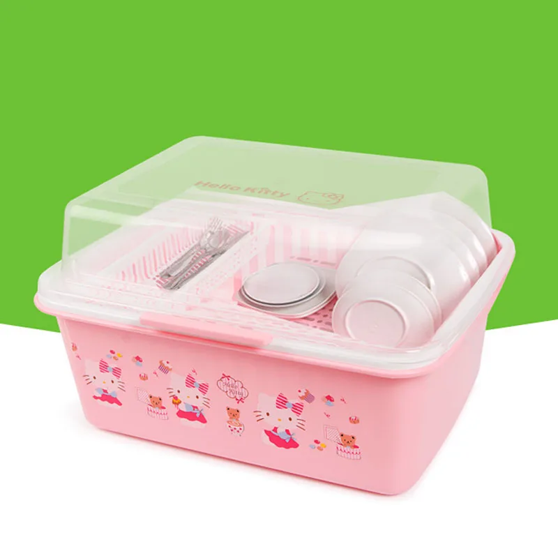 Рисунок Hello kitty кухонные миски и палочки для еды стойка приемная коробка посуда