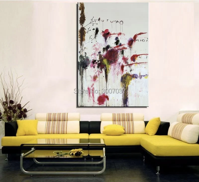Cy Twombly натюрморт Классическая Ручная роспись картина маслом рисование без рамки