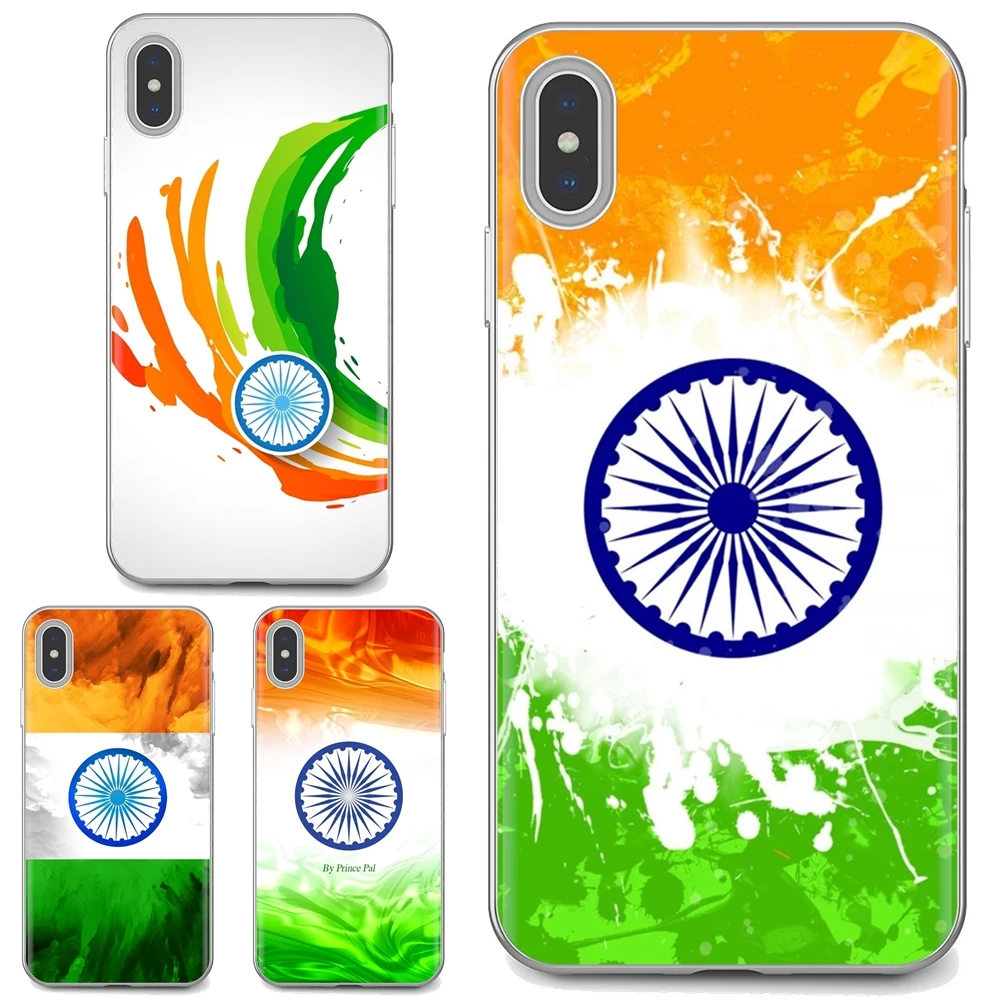 Силиконовый чехол для iPhone 11 Pro 4 4S 5 5S SE 5C 6 6S 7 8X10 XR XS Plus Max iPod Touch с индийским флагом |