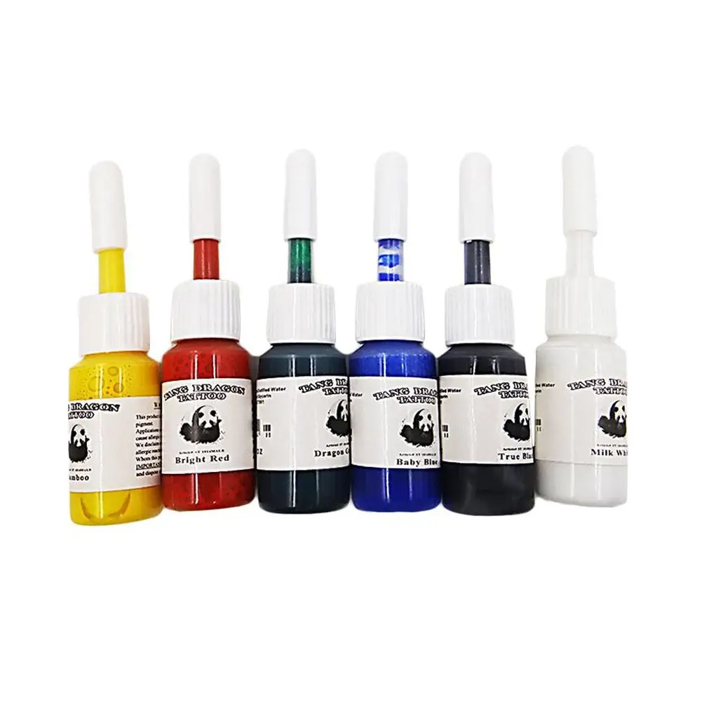 Набор пигментных чернил для татуажа 6 шт./компл. 5 мл|Чернила тату| |
