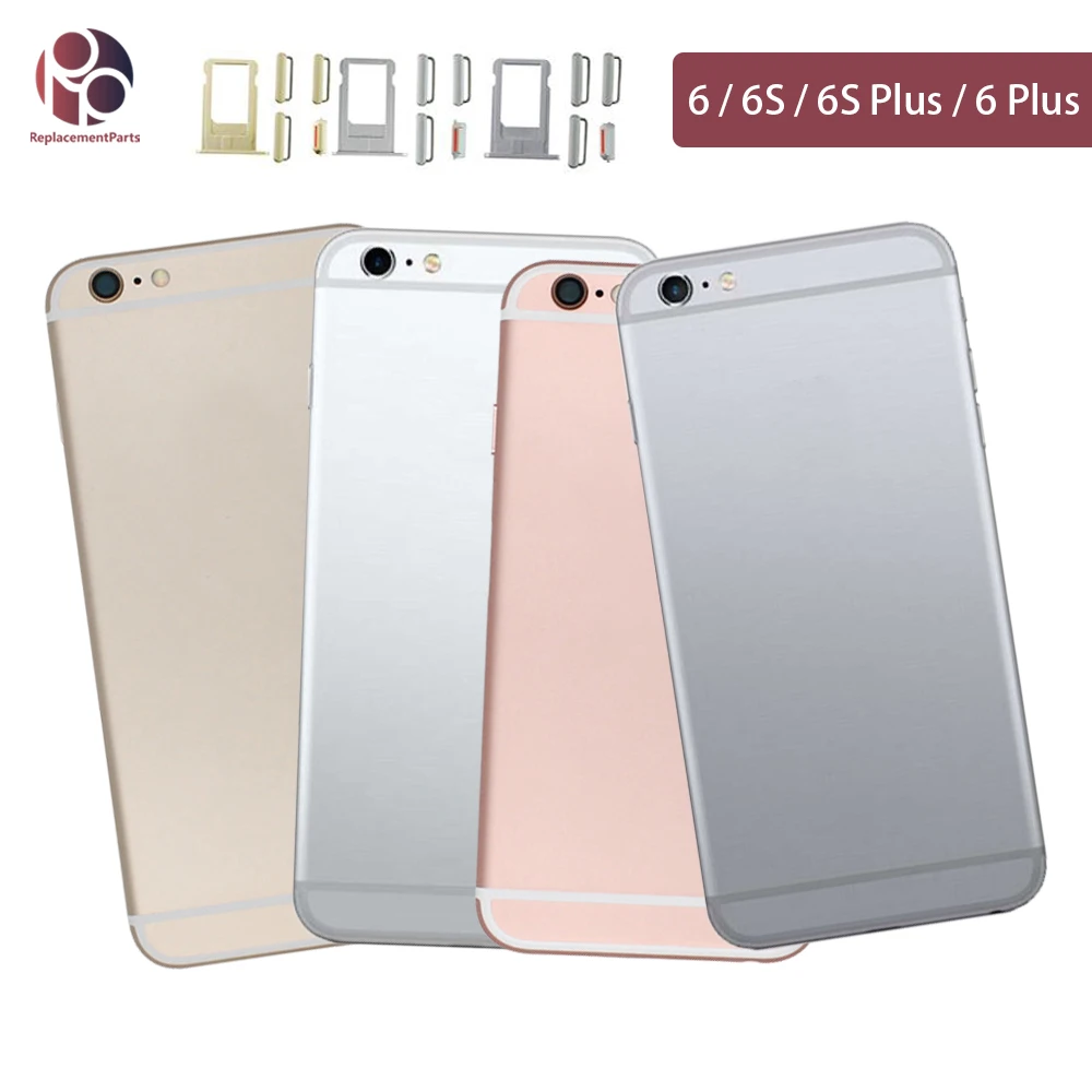 10 шт. задняя крышка для IPhone 6G / 6S 6 Plus батареи средняя рамка Корпус Корпуса + Замена